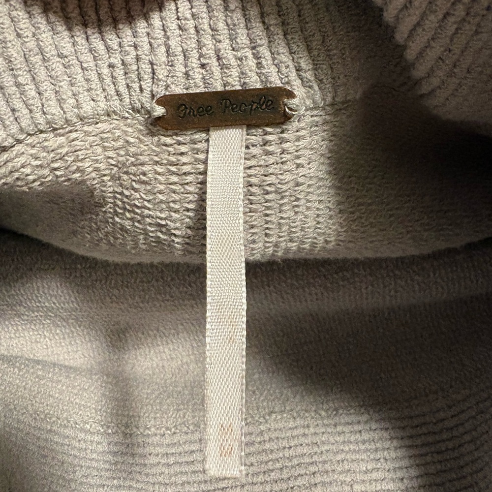 Free People Ottoman Tunic - Medium, Light Grey